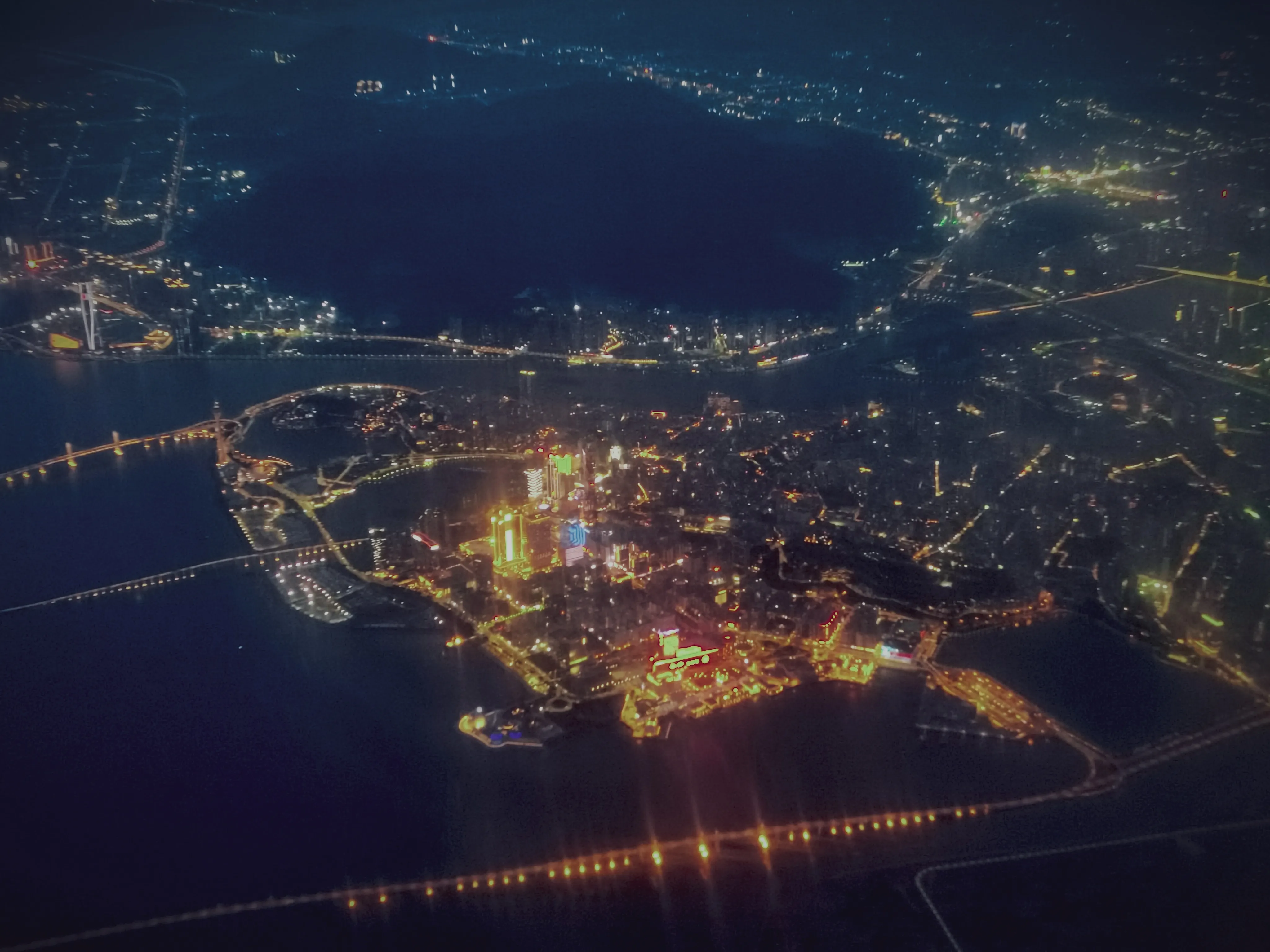 從高空俯瞰澳門